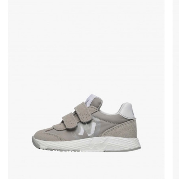 NWT NATURINO JESKO 2 VL. Suede and technical fabric sneakers in Dove grey - Picture 1 of 15